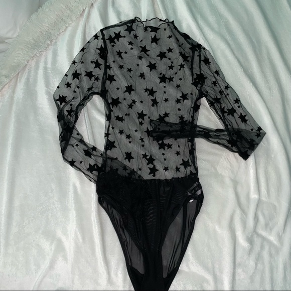 SHEIN Tops - Sheer star one piece